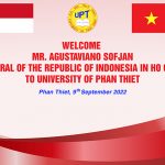 Tổng Lãnh sự Nước Cộng hòa Indonesia tại thành phố Hồ Chí Minh đến thăm và làm việc tại Trường Đại học Phan Thiết